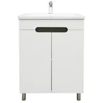 Шкаф под умывальник Bayro Etna Duo под умыв. Argo 600 белый мат