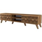 Comodă TV Trendy Clasa, Nuc 180x44x35cm