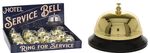 Decor Promstore 51348 Sonerie metalica pentru Receptie Hotel 8x6cm, aurie