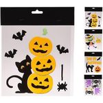 Новогодний декор Promstore 48454 Наклейки на окно Halloween 20x20cm