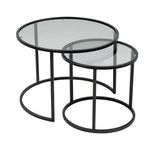 Журнальный столик Trendy Set masuta de cafea, Tokyo, Negru, 60x39x60cm