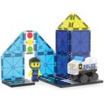 Set de construcție miscellaneous 252020MT Magna-Tiles Police Patrol Set 20pcs