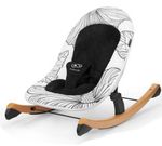 Шезлонг Kinderkraft Finio Black/White