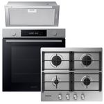 Духовой шкаф, варочная панель и вытяжка Samsung NV7B4125ZAS/WT + NA64H3010AS/WT + NK52FG454CS/UR