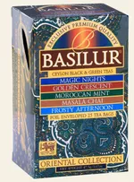 Чай черный и зеленый в ассортименте Basilur Oriental Collection ASSORTED, Foil Env (5*1.5г, 20*2г)