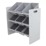 Cutie depozitare U-Grow UGRD115-CLR Raft depozitare jucarii, coșuri gri