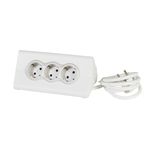Удлинитель Legrand 3x2P+T + 2xUSB, 1,5м, белый, LR