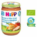 Hipp пюре овощи, лапша и курица, 12+меc. 220г