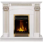 Камин электрический ArtFlame Calisto & Gala gold, 1020x1100x300mm, Alb