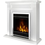 Șemineu electric ArtFlame Orina & Gala silver, 900x900x270mm, Alb