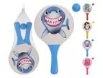 Set de tenis pentru copii 2palete +minge 4cm, 4imagini