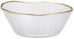Bol Promstore 52445 Salatiera 15cm Golden Rim, sticla