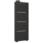 Полка для обуви Mobildor-Lux Leo Slim 90x16x164H cm Anthracite