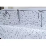 Детское постельное белье PernaMea Set lenjerie 8 piese HappyBaby Albastru (PM.101007/1)