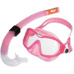 Accesoriu pentru înot AquaLung Set masca+tub scufundare MIX A Pink White S