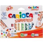 Набор для творчества Carioca 56849 Набор штампов Stamperello, 12 шт.