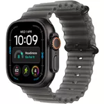 Ceas inteligent Apple Watch Ultra 4 GPS Cellular 49mm Black Titanium Case with Translucent Black Ocean Band MJAY4