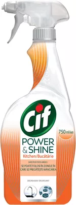 Чистящее средство для кухни Cif Power&Shine, 750 мл