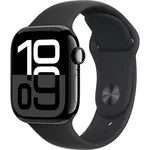 Смарт часы Apple Watch Series 10 GPS 42mm Jet Black Aluminium Case with Black Sport Band - S/M MWWE3