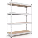 Cтеллаж складской Nex Home Raft metalic Titan 1800x1200x500mm, 4 nivele MDF, galvanizat