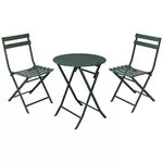 {'ro': 'Mobilier pentru grădină Promstore 57409 Set mobilier 3 unitati: masa + 2 scaune, verde', 'ru': 'Садовая мебель Promstore 57409 Set mobilier 3 unitati: masa + 2 scaune, verde'}
