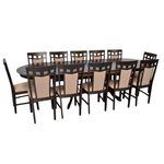 Set masă și scaune Evelin di Costacurta стол HV-33V Chocolate + 12 стульев Deepa R Chocolate/NV-3WP