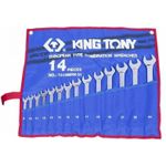 Cheie fixă King Tony 1215MRN01 ключи комбинированные 8-24мм 14 пр. (Tetoron)