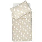 Lenjerie de pat pentru copii Jollein 003-005-67091 Set Huse de plapuma si perna Miffy&Snuffy Olive Green, 100x140 cm