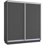 Шкаф Mobildor-Lux Fox uși glisante din PAL (180x60x210H cm) Anthracite