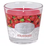 Lumânare Promstore 45348 Zniczplast Свеча ароматизированная в стакане 9x8cm, 26час, Клубника