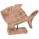 Декор Promstore 53790 Suvenir Peste 24x5x20cm, din lemn de mango