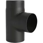 Coș de fum miscellaneous Teu la cos de fum negru 90 D160