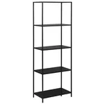 Офисный стеллаж Deco Cona 5 nivele (50x30x145.5H) Black
