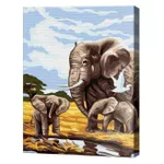 Tablou pe numere Art Gallery CX3768 20x30cm Elefanti la apa