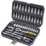 Set de unelte de mână Topmaster TM-339203 биты/головки Cr-V 46шт.1/4