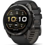 Ceas inteligent Garmin Fenix 9 Pro, 51mm, CnGyDLCTi, Bk/Pbl bd (010-04337-16)