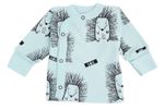 Haine pentru copii Minikin 242200362 Hedgehog Распашонка голубой с рисунком 1-3мес (62см)