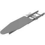 Feronerie pentru mobilă Starax S-6616-G pliabil gri