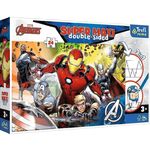 Puzzle Trefl 41007 Puzzles - 24 SUPER MAXI - Strong Avengers / Disney Marvel The Avengers