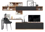 Set mobilă living Indart Livingul Light 06 (300x42x200)
