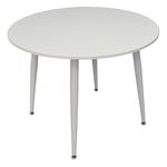 Masă Evelin di Costacurta DT-402-5WH, D=100см, Каркас/Опоры: Металл Белый