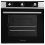 Cuptor electric încorporabil Mastercook LIRA MC 71M8 BL-IX UNDER Glass