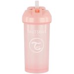 Поильник U-Grow 78588 Cana cu Pai, Roz Pastel, 360ml