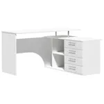 Офисный стол Fabrik Home СК-01 правый белый ясень