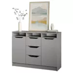 Comodă MebelStar 1200 LILU 121x40x89 Grey (MBS-1335)