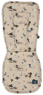 Accesorii pentru cărucior La Millou Saltea pentru cărucior din bumbac și catifea Multi PIERRE THE DOG