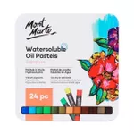Set de creație Mont Marte MMPT0027 Set pasteluri cu ulei 24 culori, cutie metalica
