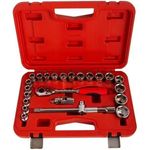 Set de tubulare, bite, duze Jetech 016J024 Set capuri tubulare 1/2'' 8-32mm 24 obiecte