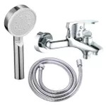 Baterie pentru cadă Hydro S Aquafix - 156, crom, cu para si furtun