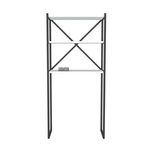 Этажерка Bofigo Для стиральной машины, металлический каркас, 66x34x160 см, Белый (13-03-01)